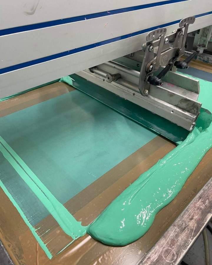 Préparation d'encre textile à Montreuil
